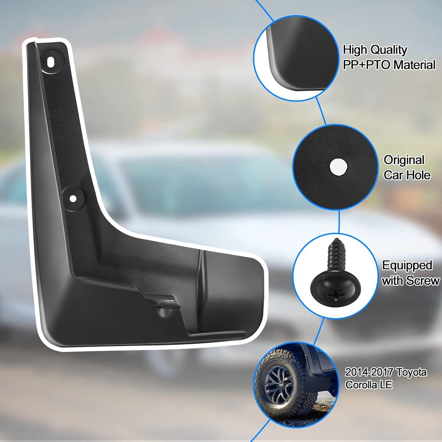 Guardabarros Delanteros y Traseros BDFHYK para Toyota Corolla 2014-2017