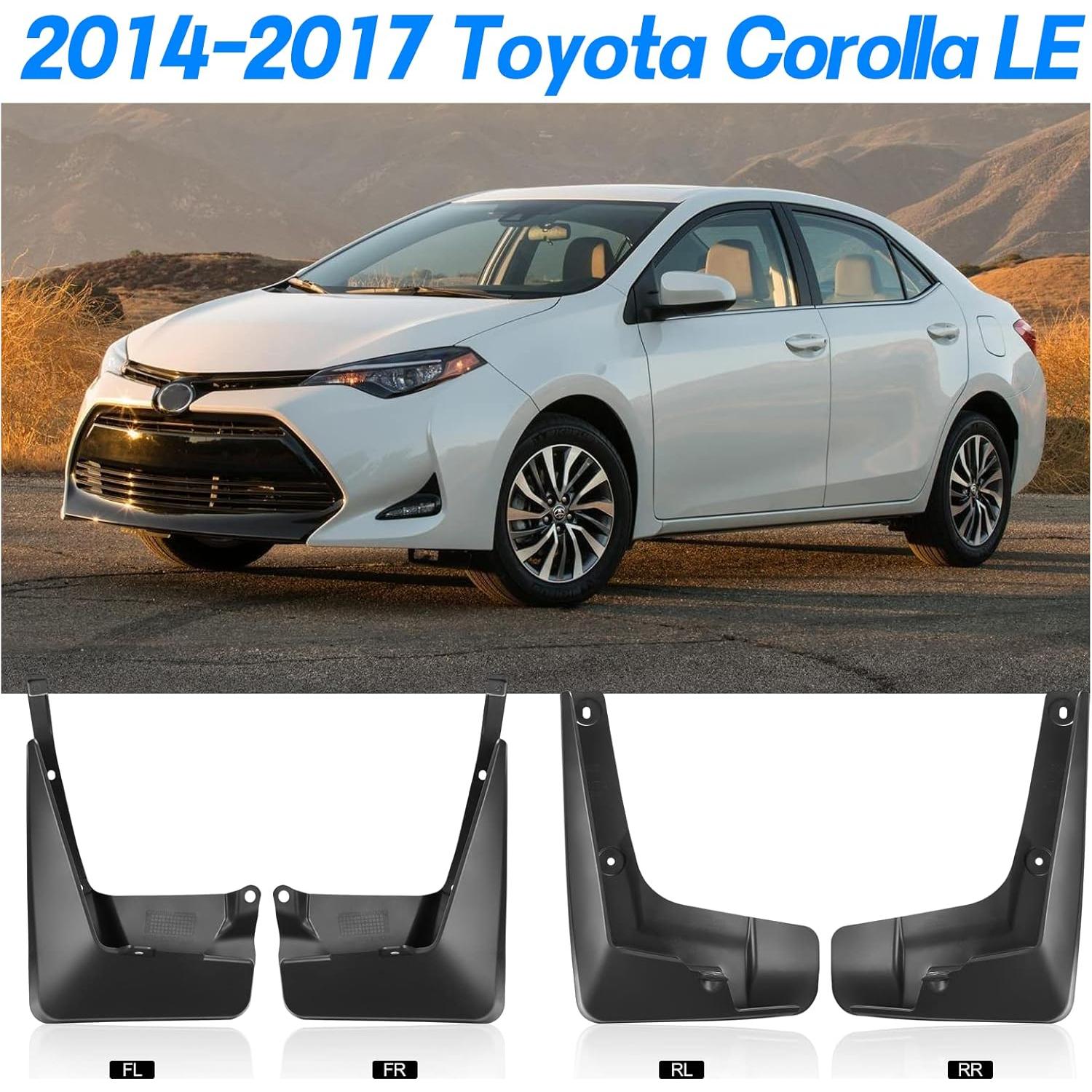 Guardabarros Delanteros y Traseros BDFHYK para Toyota Corolla 2014-2017