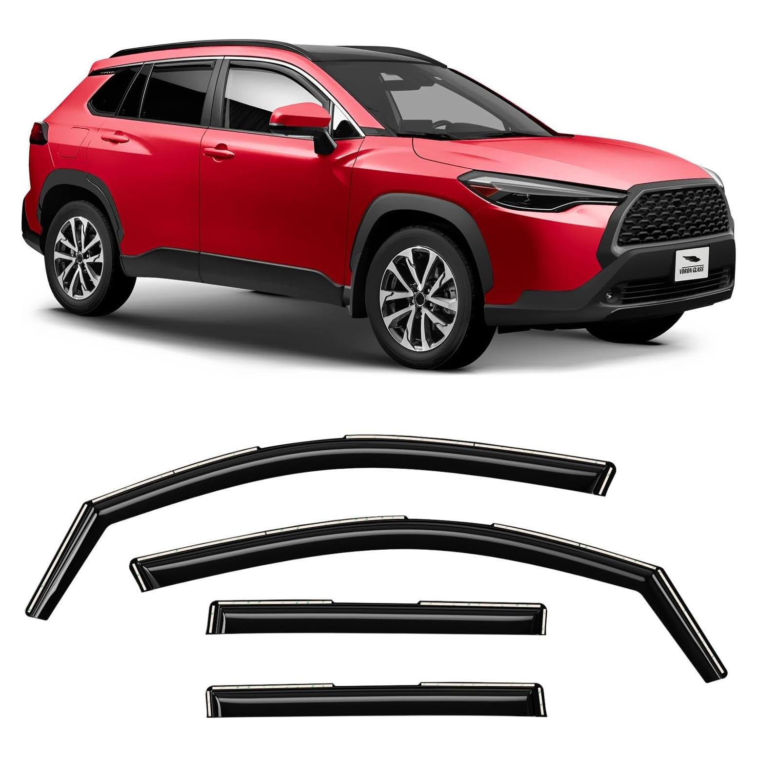 Deflectores de Lluvia Voron Glass para Toyota Corolla Cross 2022-2025