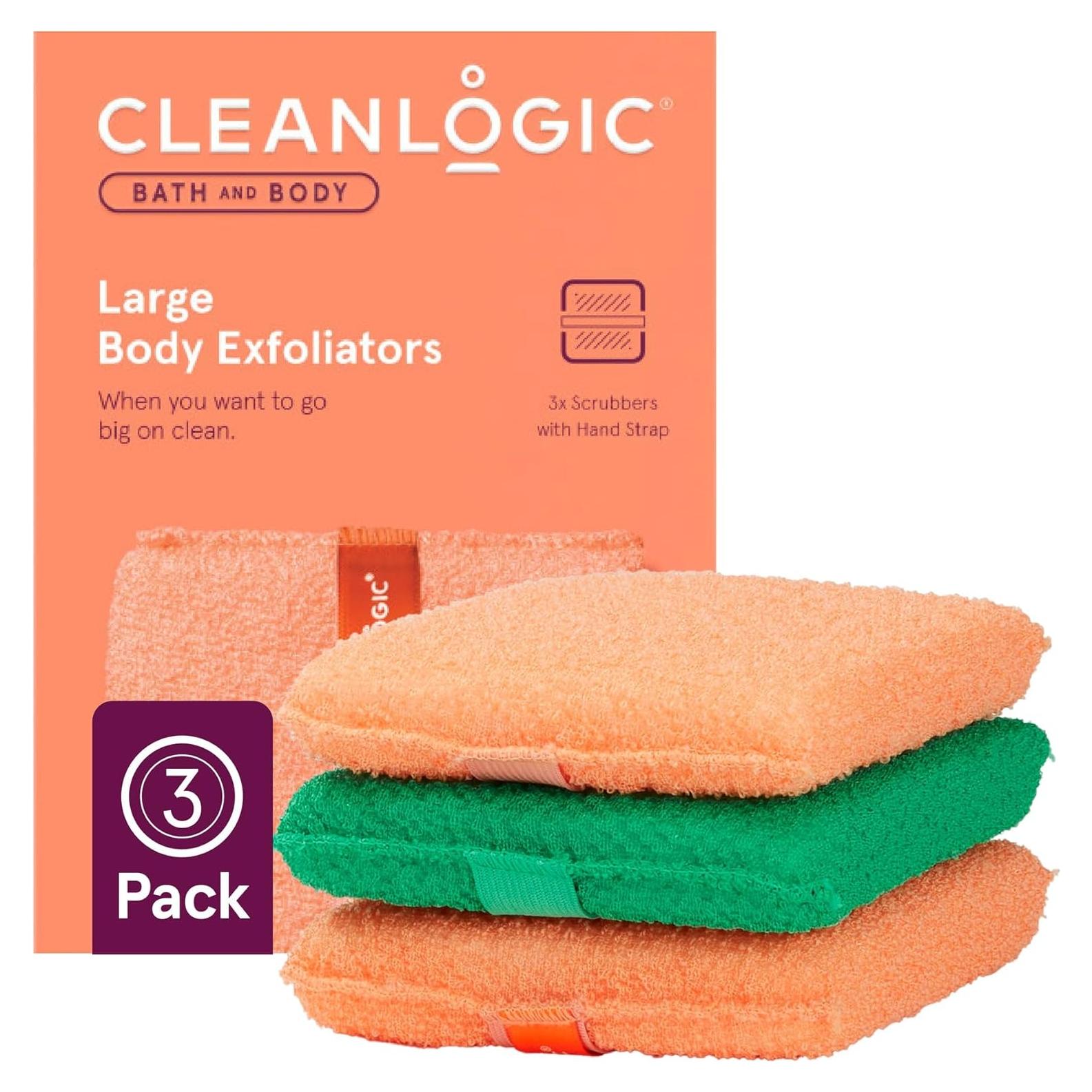 Exfoliante Corporal Cleanlogic Grande para Piel Suave - 3 Unidades