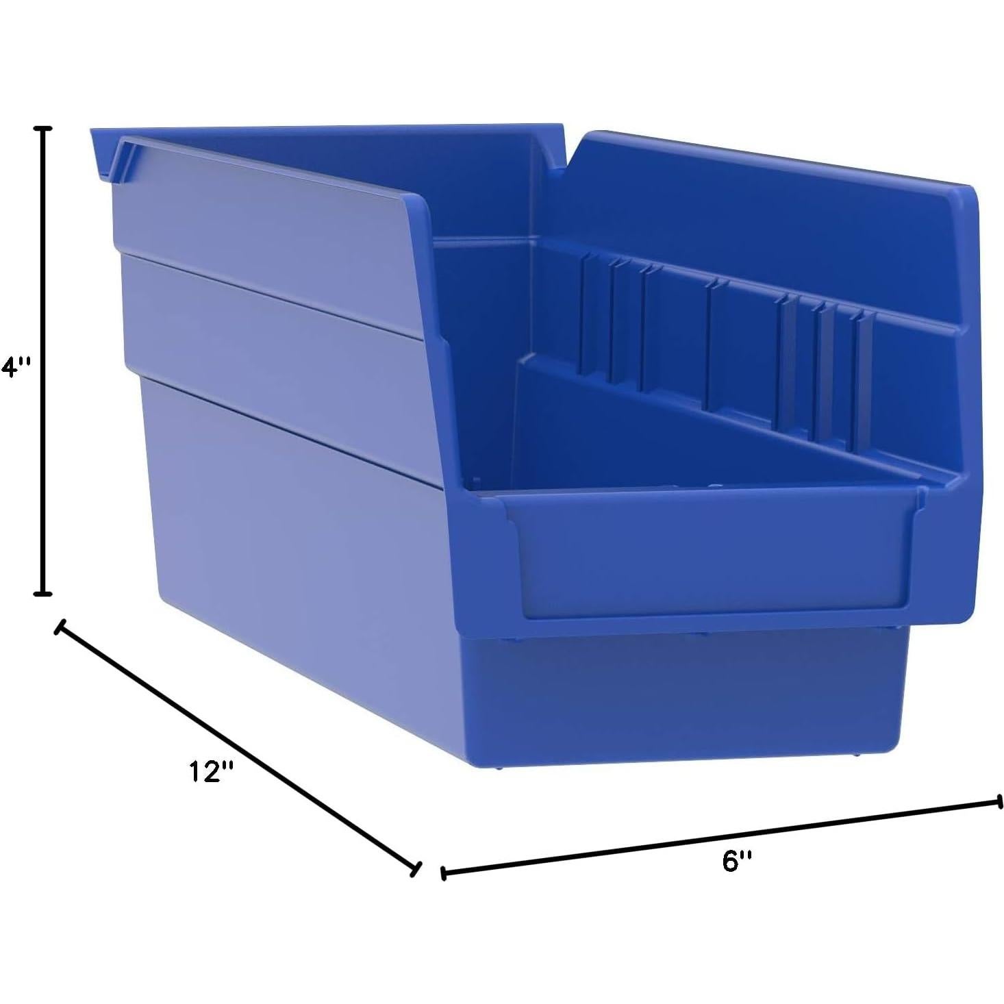 Organizadores de Plástico Akro-Mils 30130 y 30120, Azul, 36 Piezas