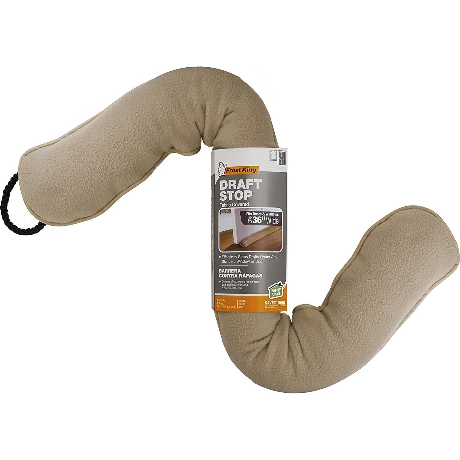 Sello de Tela Frost King DS2 para Corrientes de Aire 91.44 cm Beige