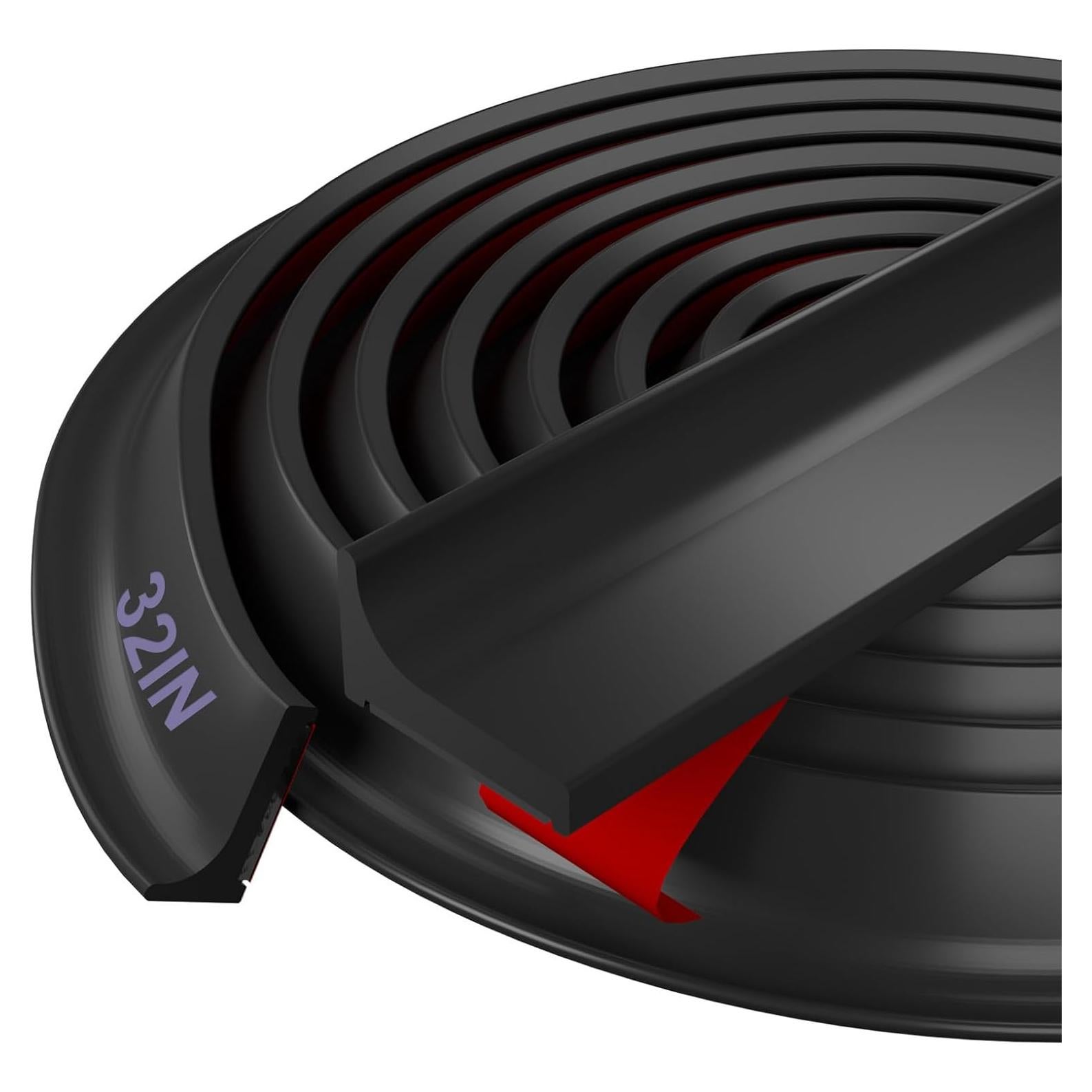 Umbral de Drenaje de Agua Hzetuu 0.8M Negro Silicona