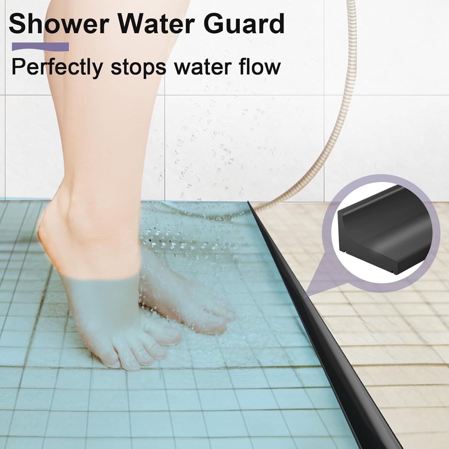 Umbral de Drenaje de Agua Hzetuu 0.8M Negro Silicona