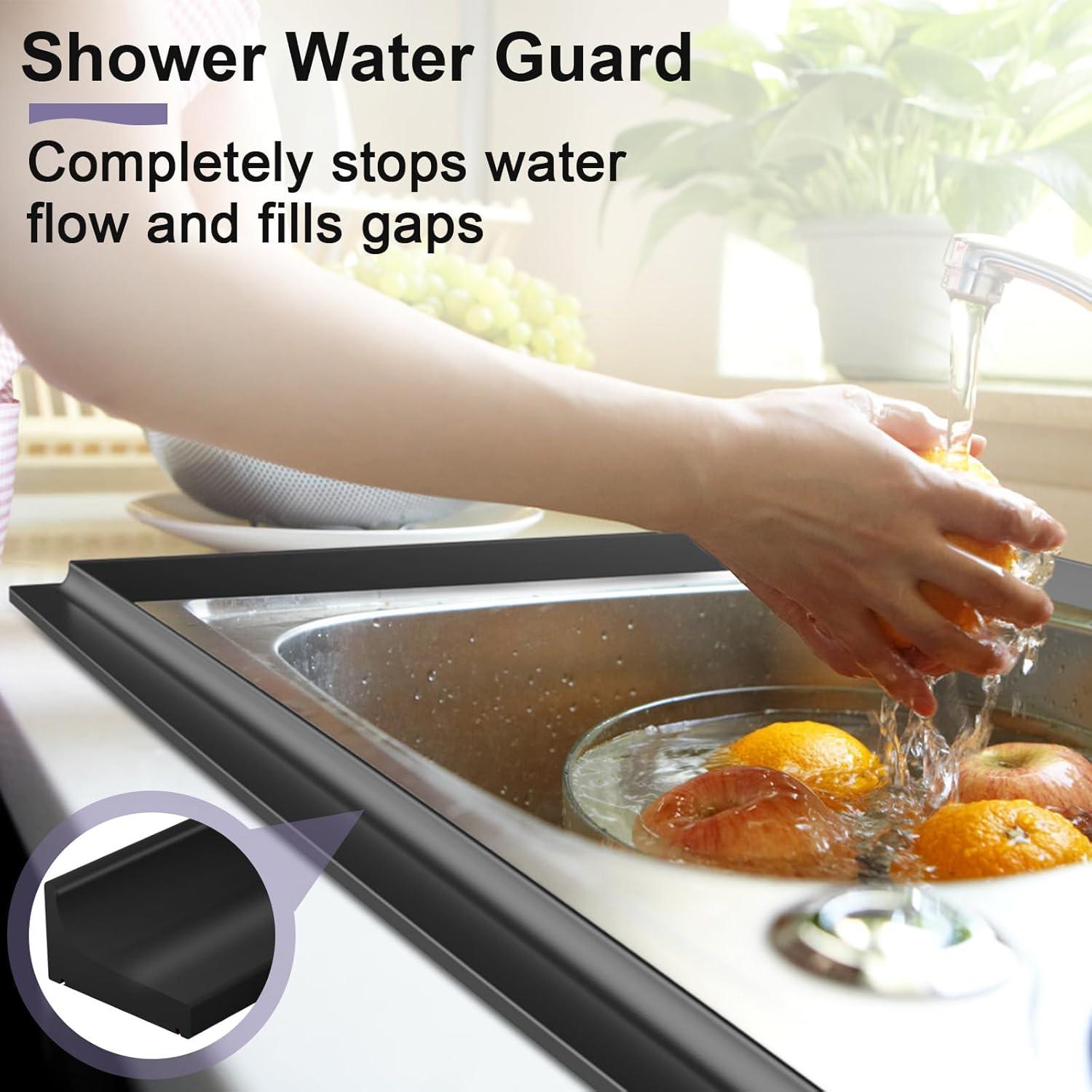 Umbral de Drenaje de Agua Hzetuu 0.8M Negro Silicona