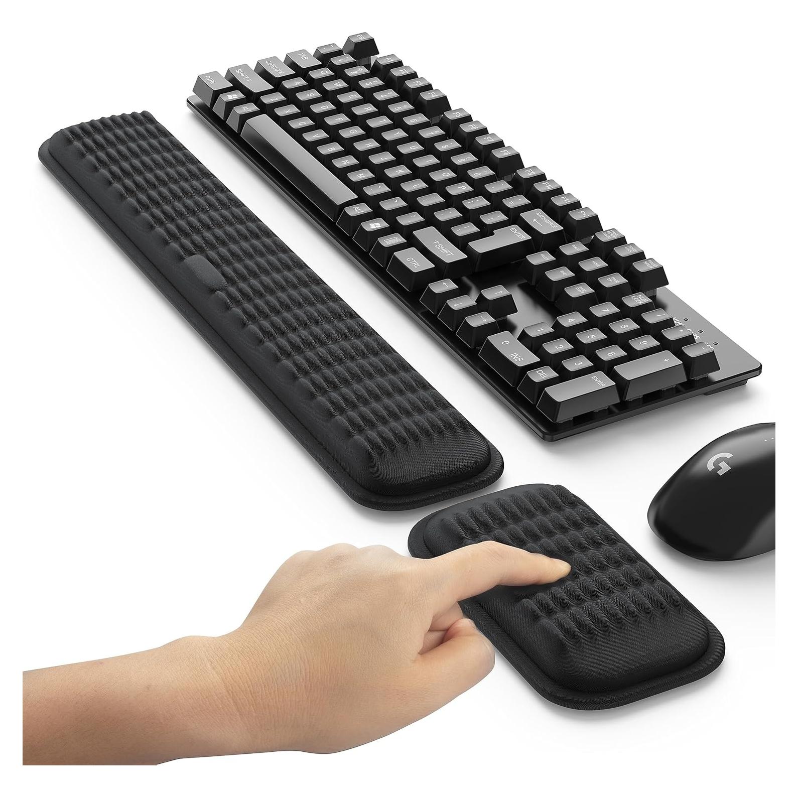 Reposapiés Ergonómico Mekass 1009 para Teclado y Ratón - Alivio Dolor