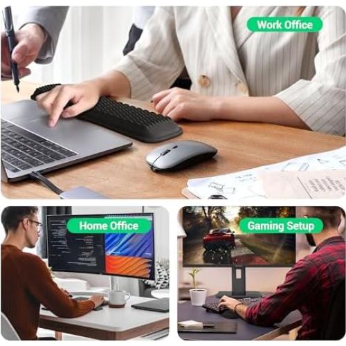 Reposapiés Ergonómico Mekass 1009 para Teclado y Ratón - Alivio Dolor