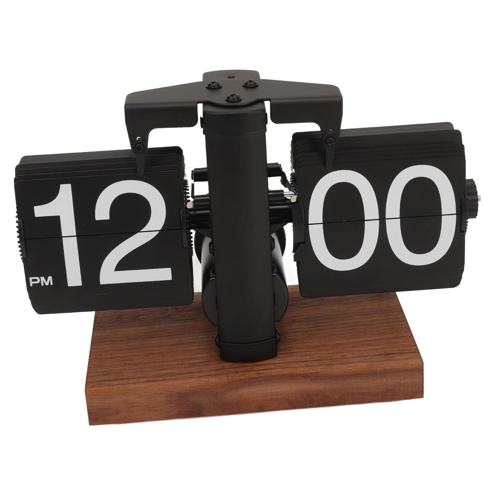 Reloj de Mesa Digital Retro Heayzoki Negro 14x20.5cm