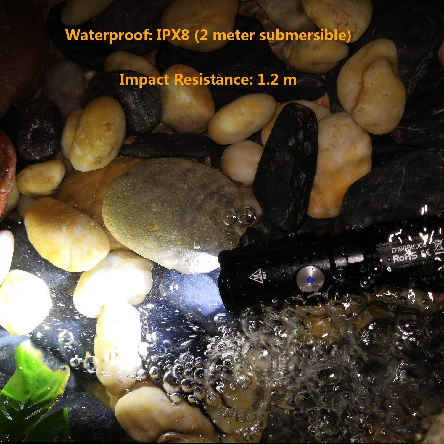 Linterna Táctica Soonfire MX65 1060 Lúmenes Recargable USB