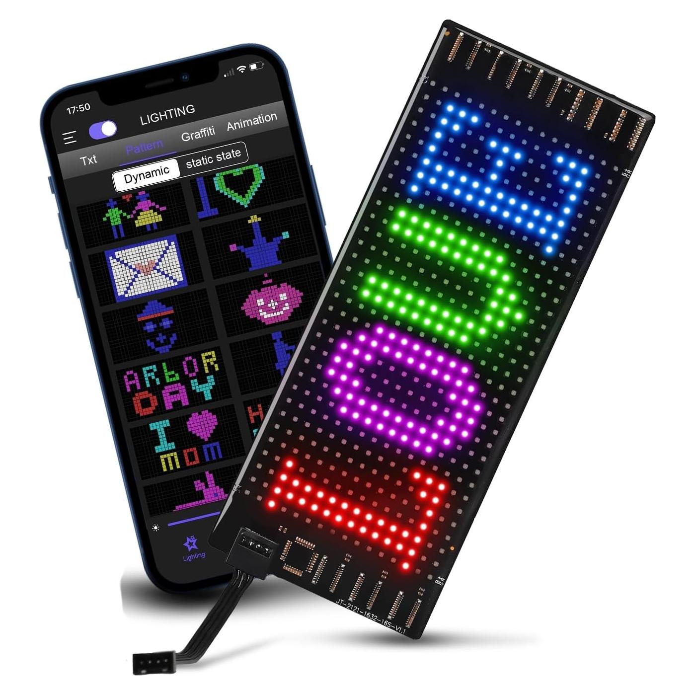 Cartel LED Multifuncional IPATAKA 17.78 x 7.62 cm Bluetooth