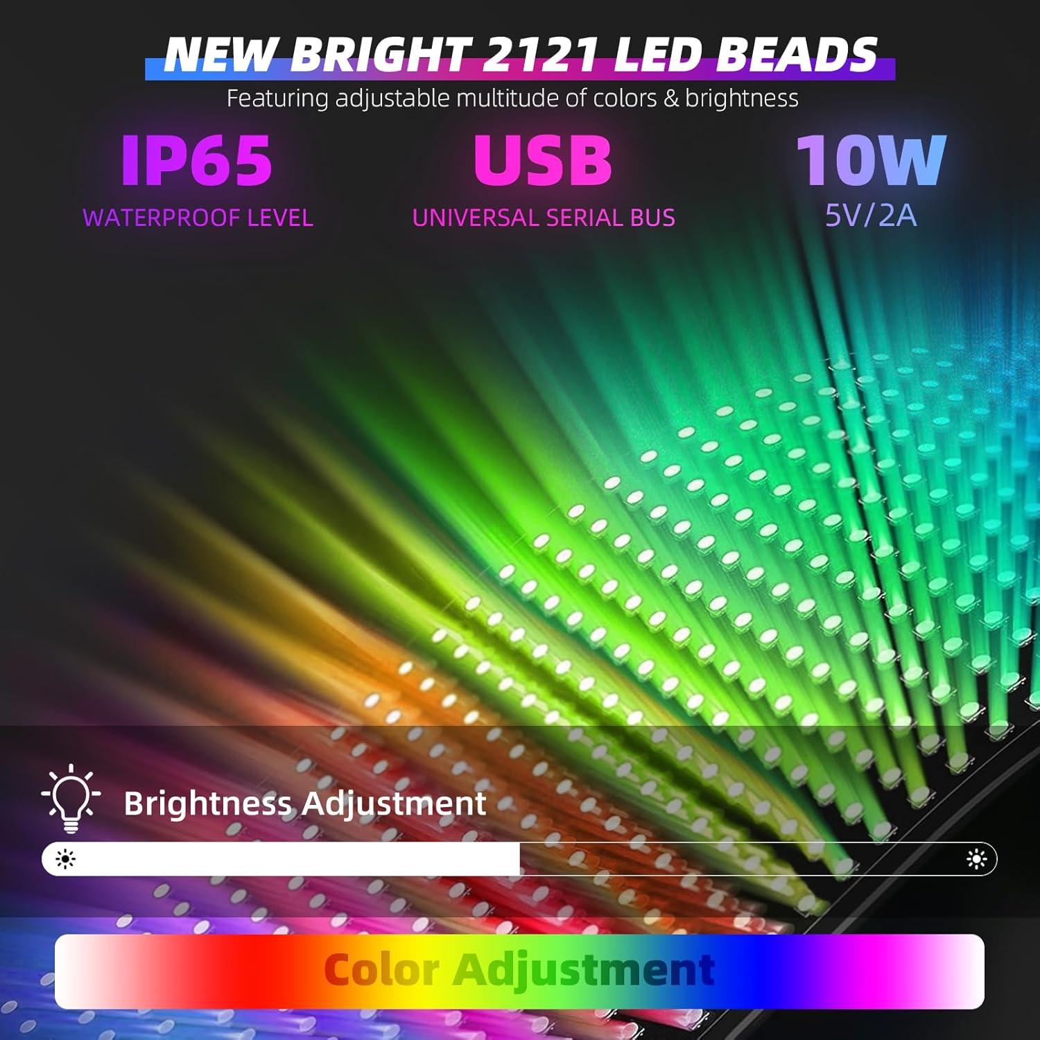 Cartel LED Multifuncional IPATAKA 17.78 x 7.62 cm Bluetooth