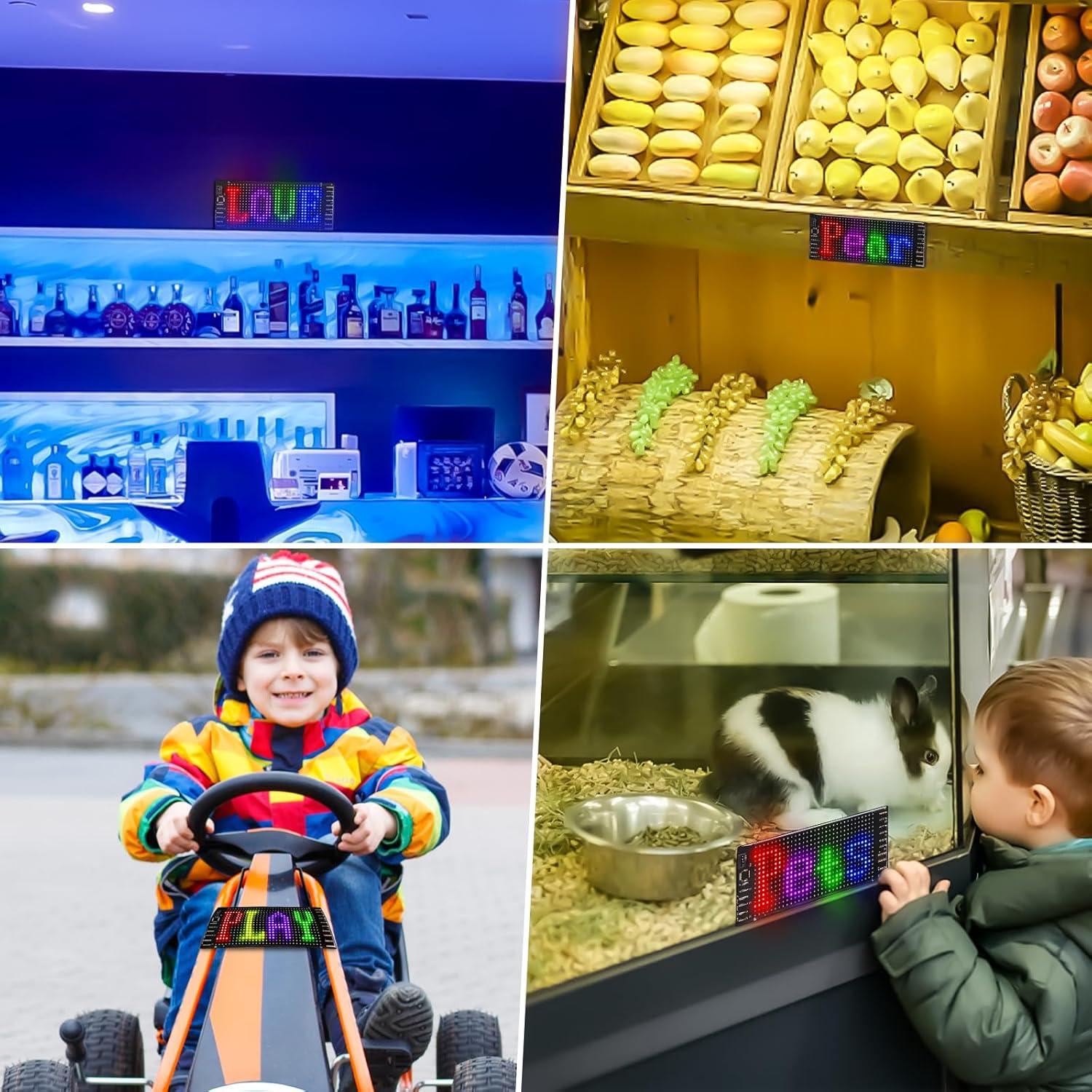 Cartel LED Multifuncional IPATAKA 17.78 x 7.62 cm Bluetooth