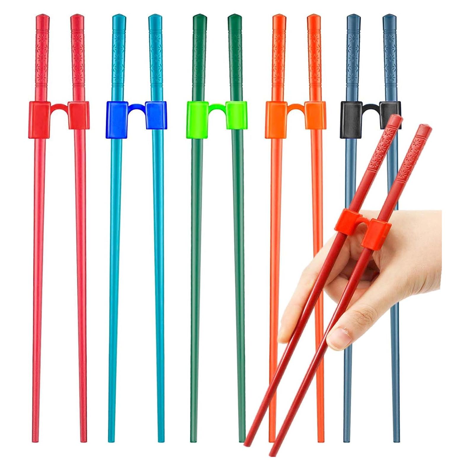 5 Pares de Palillos de Entrenamiento Reutilizables Fejapa