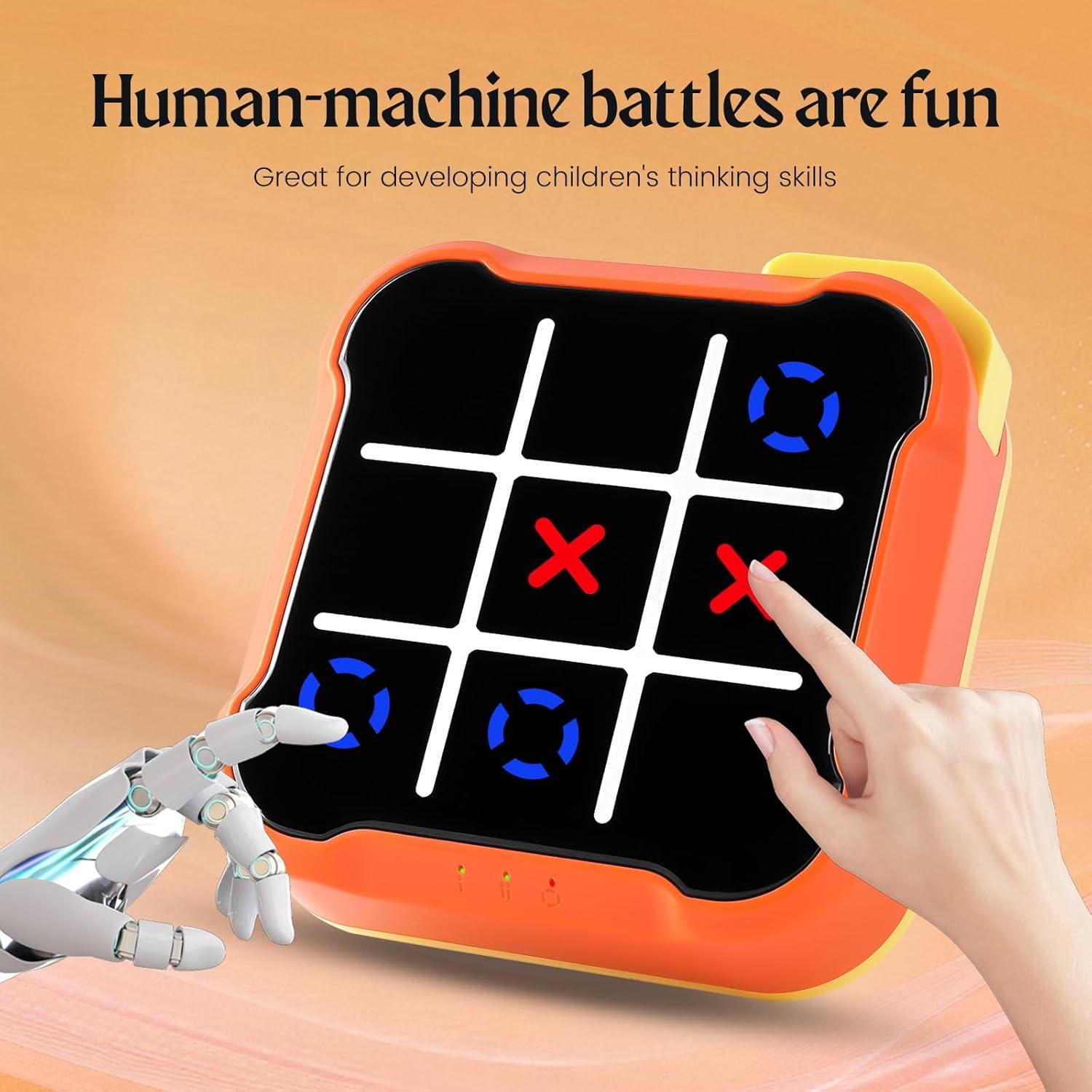 Juego Electrónico Tres en Raya 4 en 1 Uimomn - Portátil