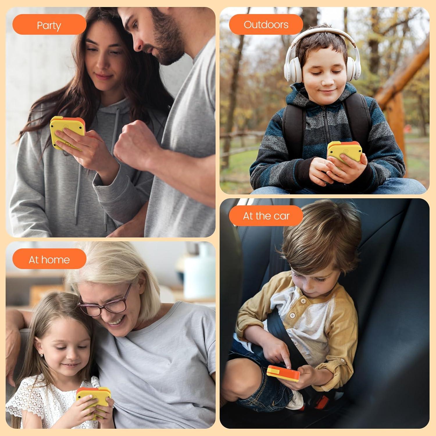 Juego Electrónico Tres en Raya 4 en 1 Uimomn - Portátil