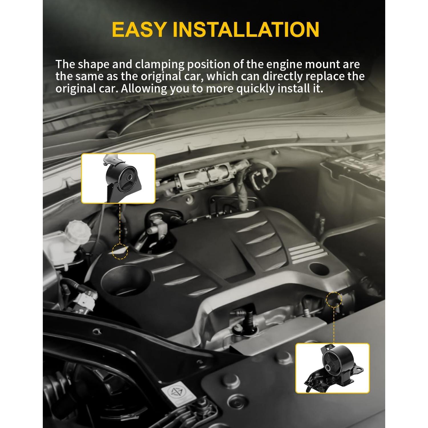 Conjunto Soportes Motor y Transmisión OCPTY para Toyota Corolla 1993-1997