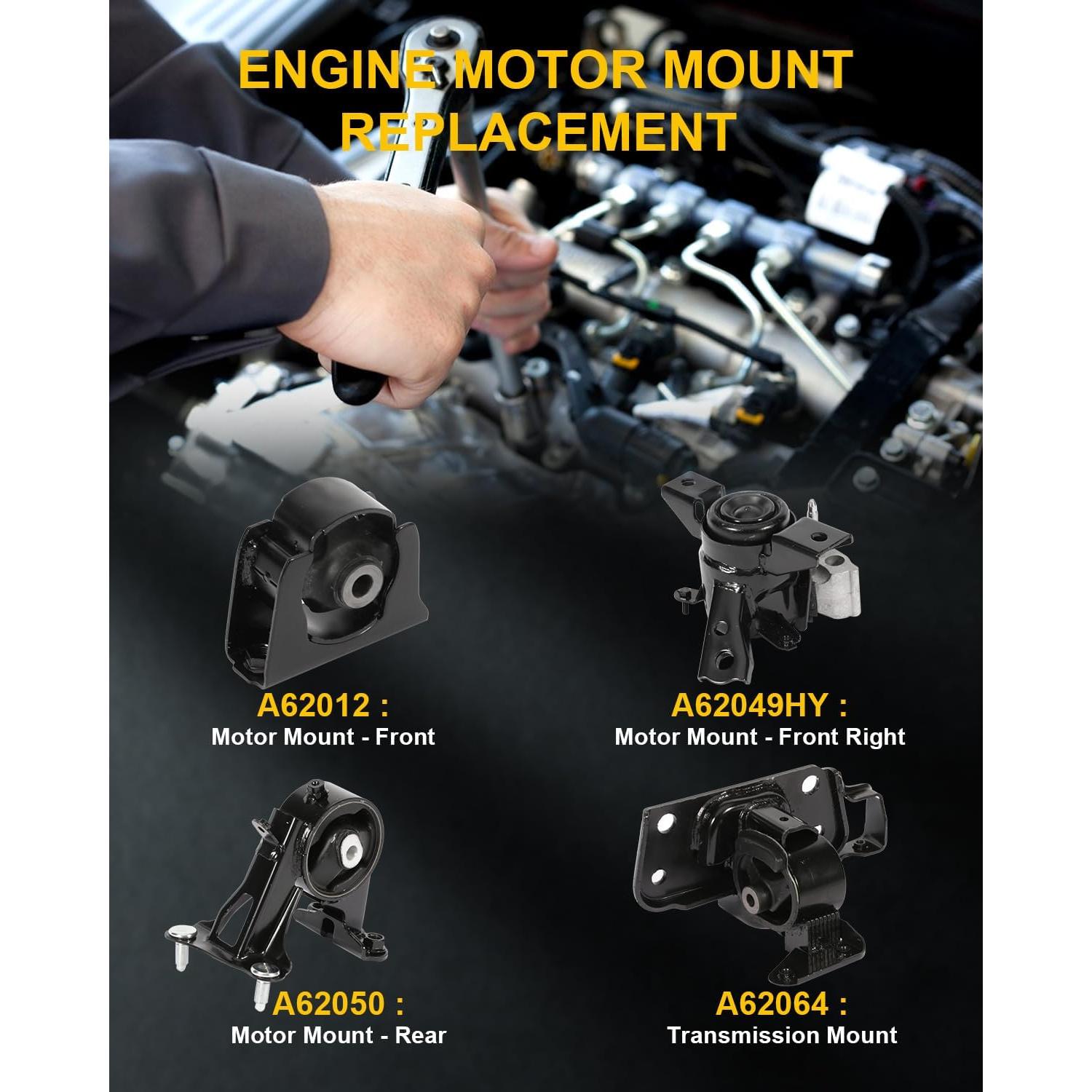 Conjunto Soportes Motor y Transmisión OCPTY para Toyota Corolla 1993-1997