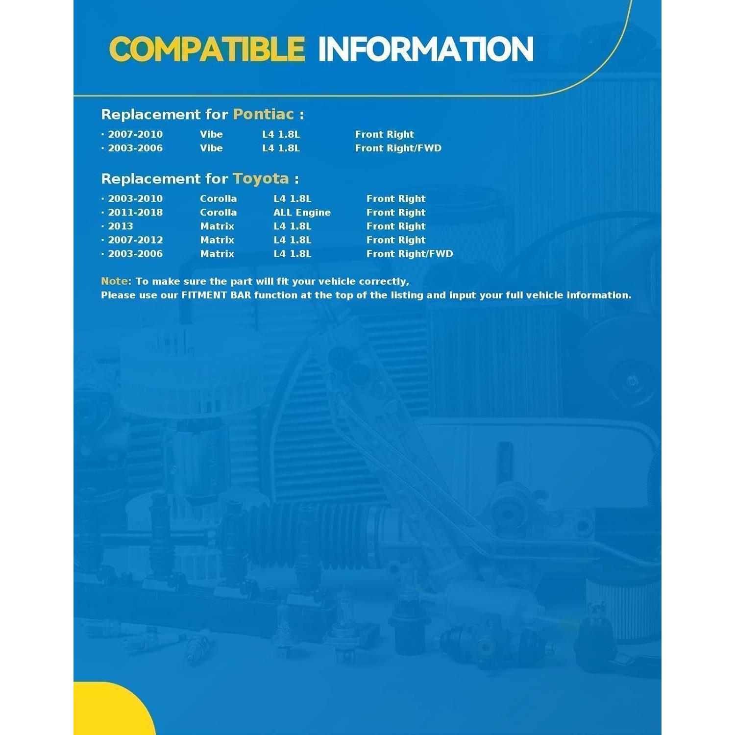 Eje CV Delantero Derecho PHILTOP 66-5224 para Toyota