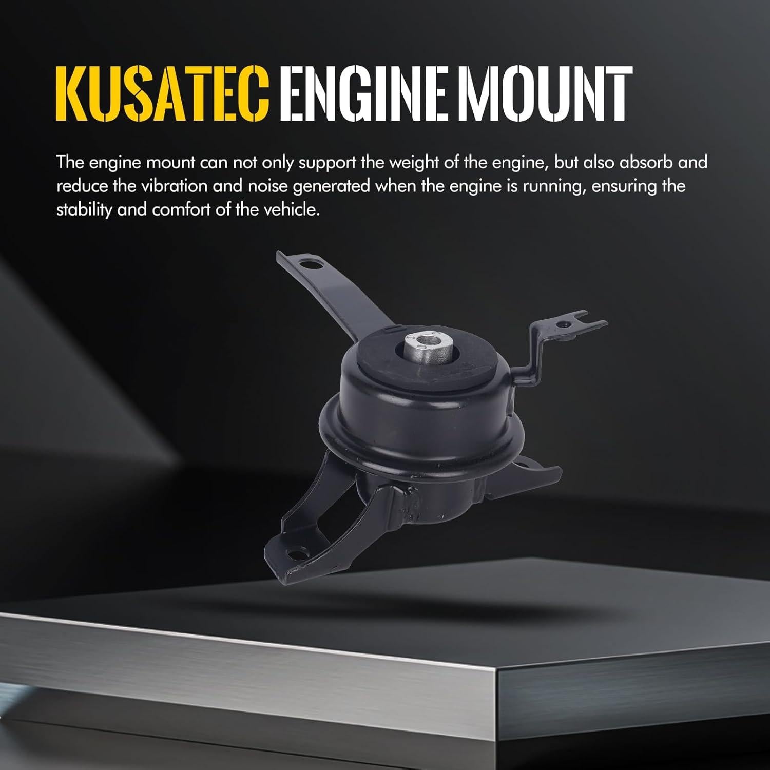 Juego de Montajes de Motor KUSATEC 4 Piezas Chevy Prizm Toyota Corolla 1998-2002