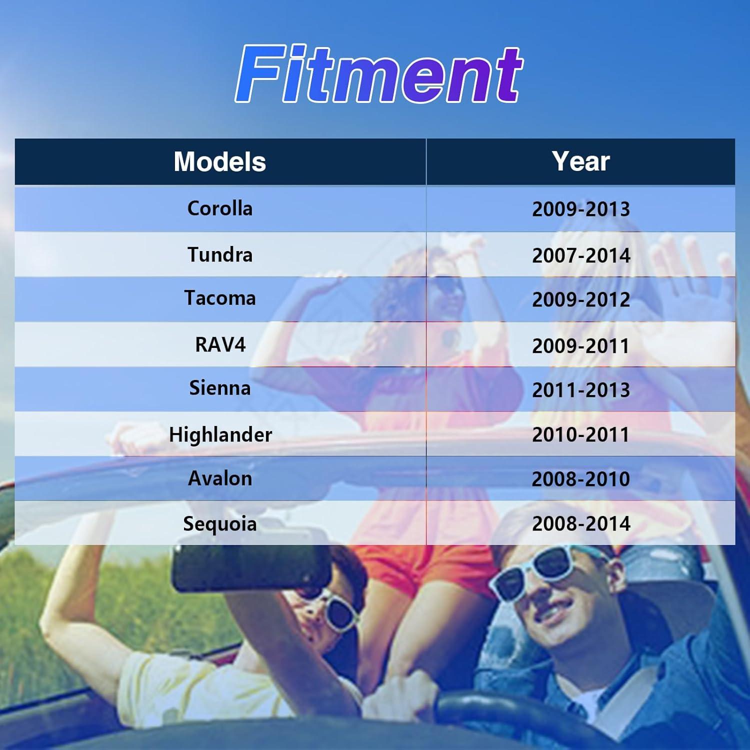 Adaptador Jack Auxiliar Toyota Corolla Tundra Tacoma RAV4