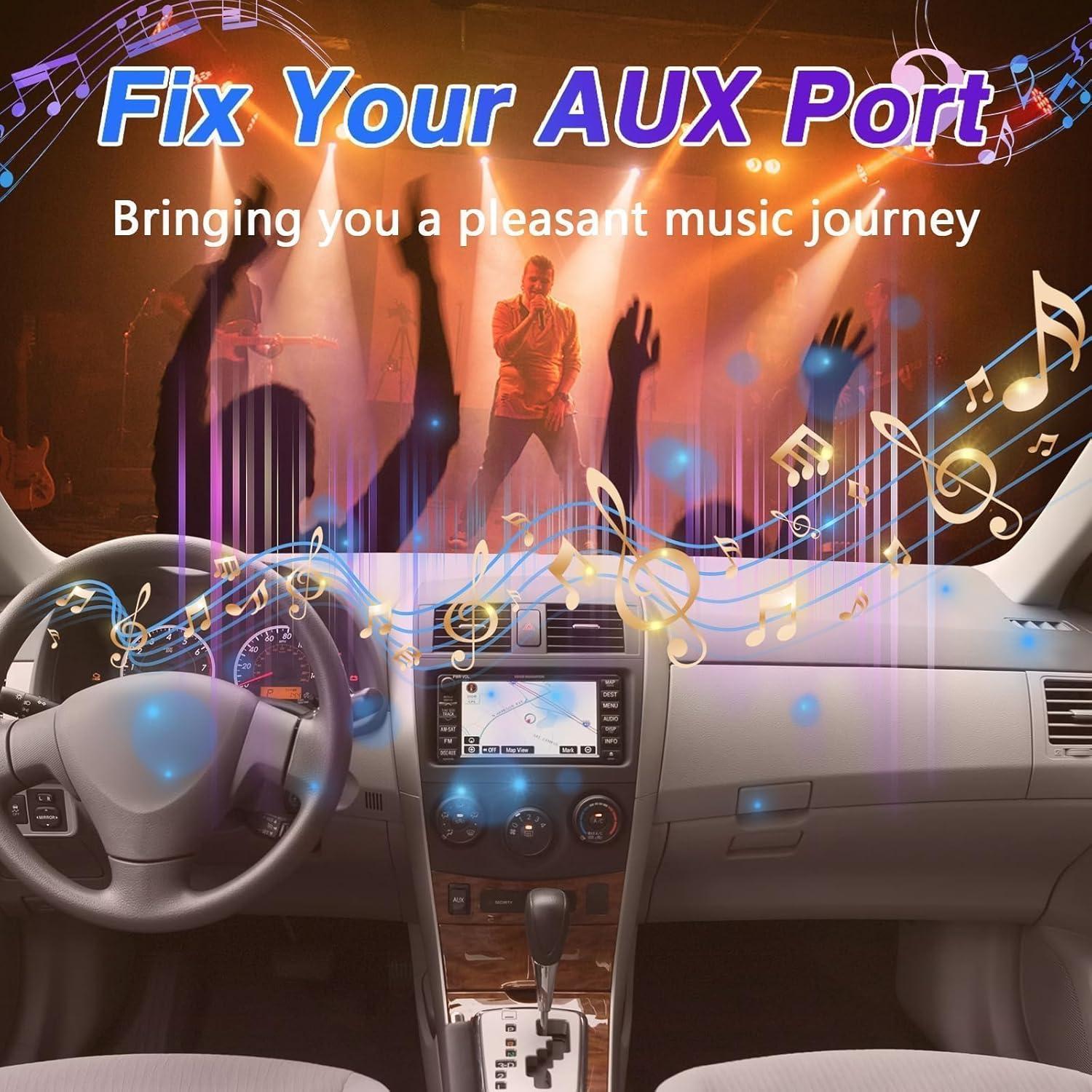 Adaptador Jack Auxiliar Toyota Corolla Tundra Tacoma RAV4