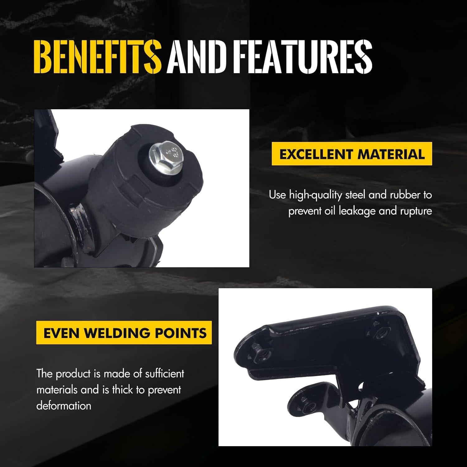 Juego de Montajes de Motor KUSATEC 4 Piezas para Toyota y Pontiac