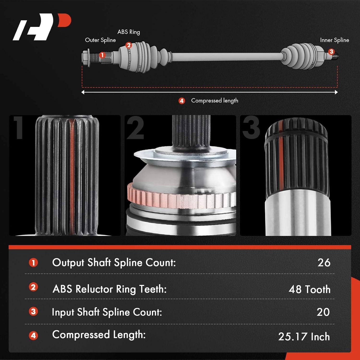 Eje CV A-Premium Lado Izquierdo Toyota Corolla 2003-2008