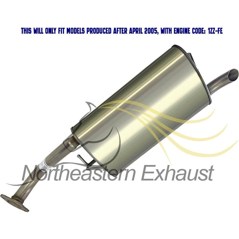 Silenciador de Escape Northeastern para Toyota Corolla 1.8L 2005-2008