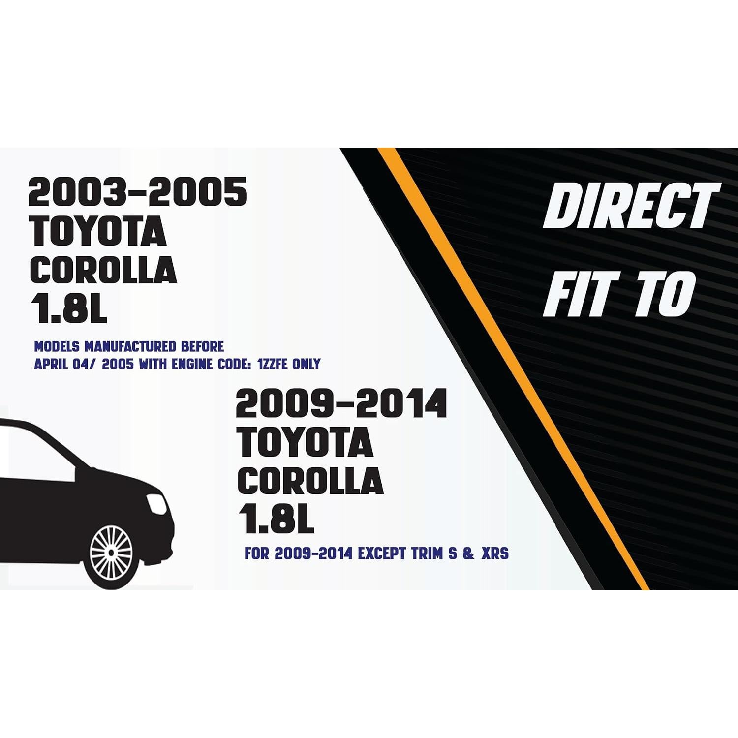 Silenciador de Escape Northeastern Toyota Corolla 2003-2013