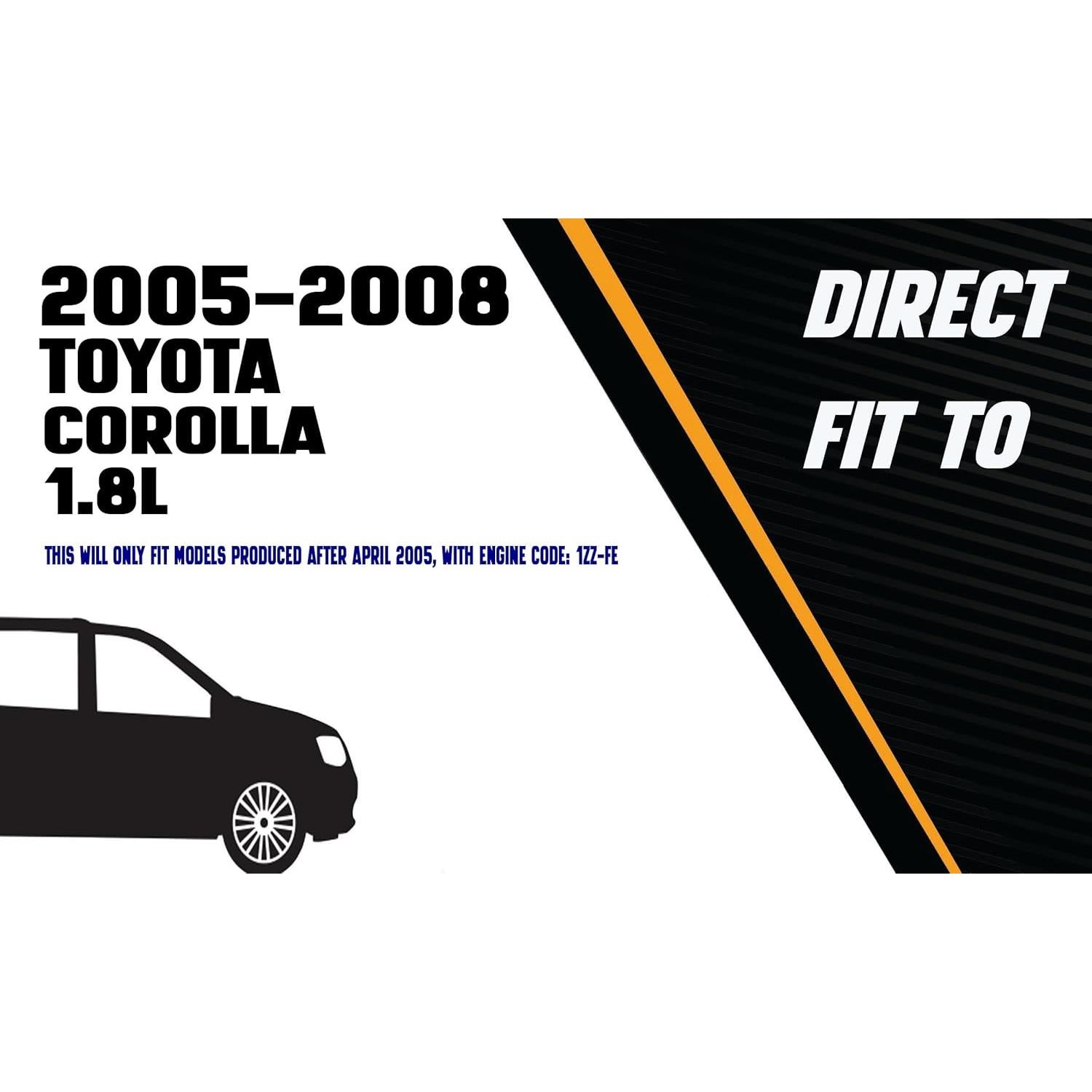 Silenciador Escape Northeastern Toyota Corolla 2005-2008