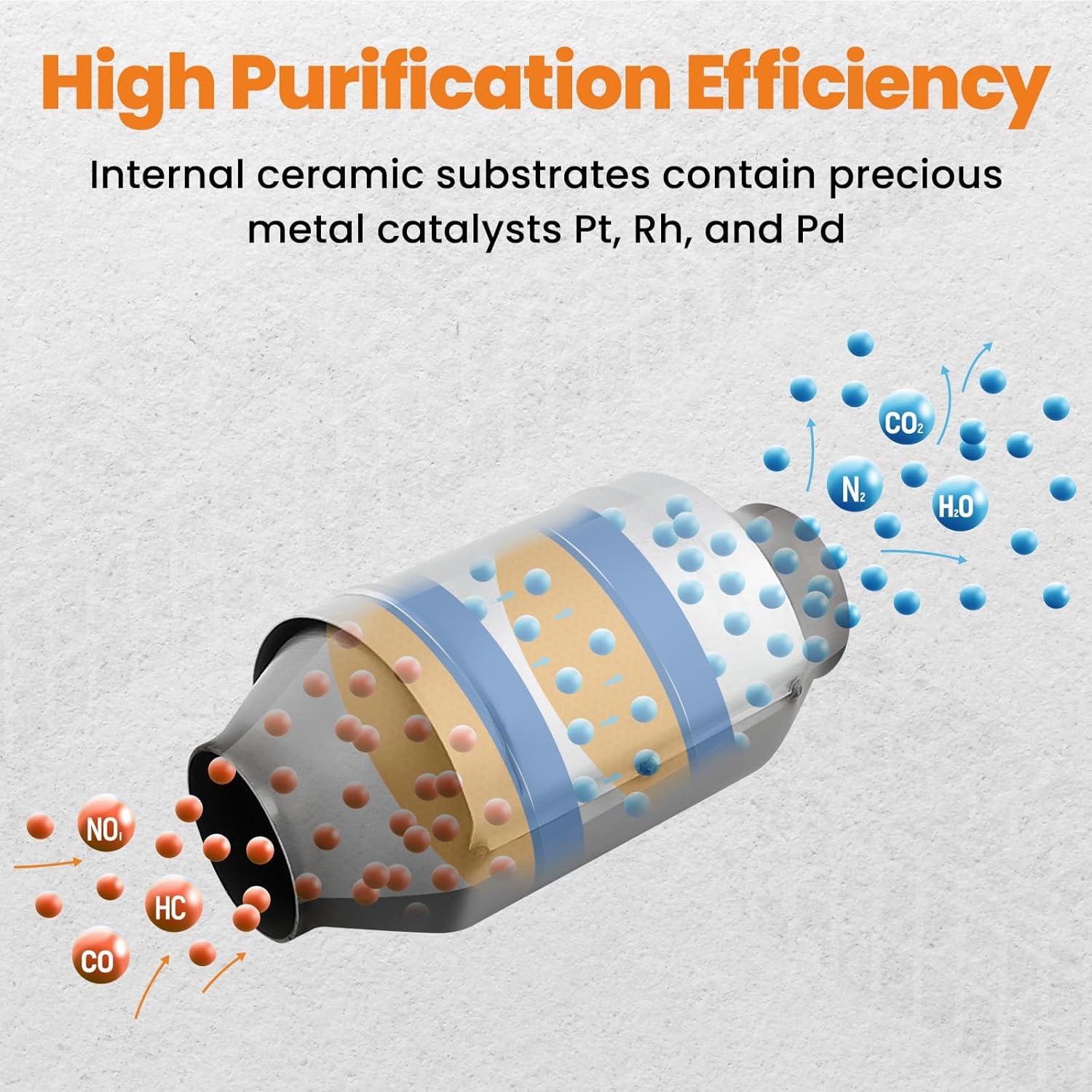 Convertidor Catalítico maXpeedingrods 1.8L para Toyota y Pontiac