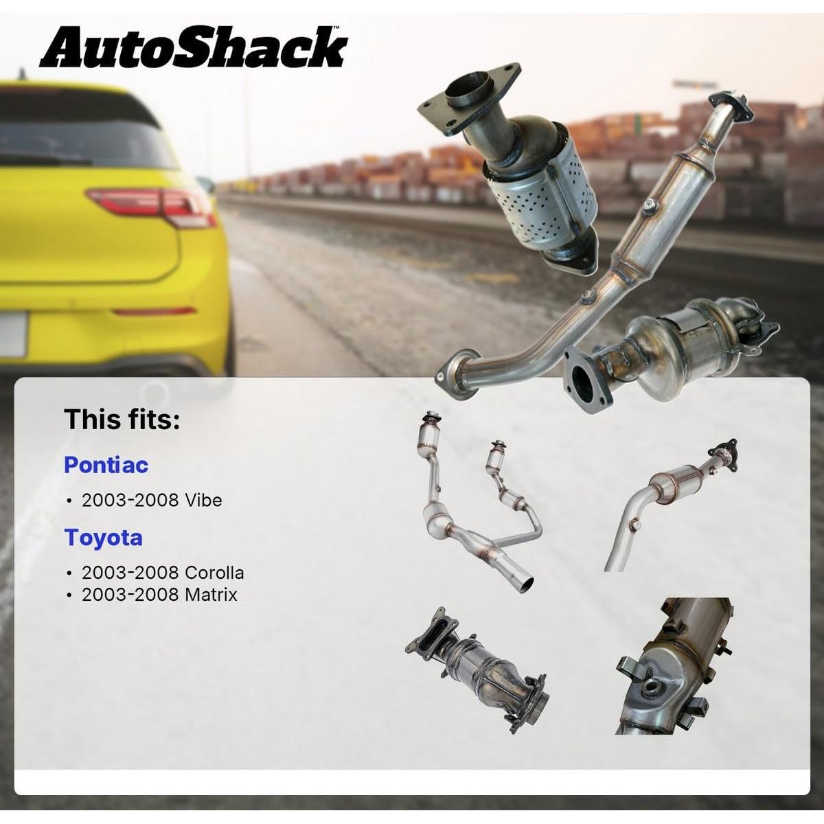 Convertidor Catalítico AutoShack para Toyota Corolla y Pontiac Vibe