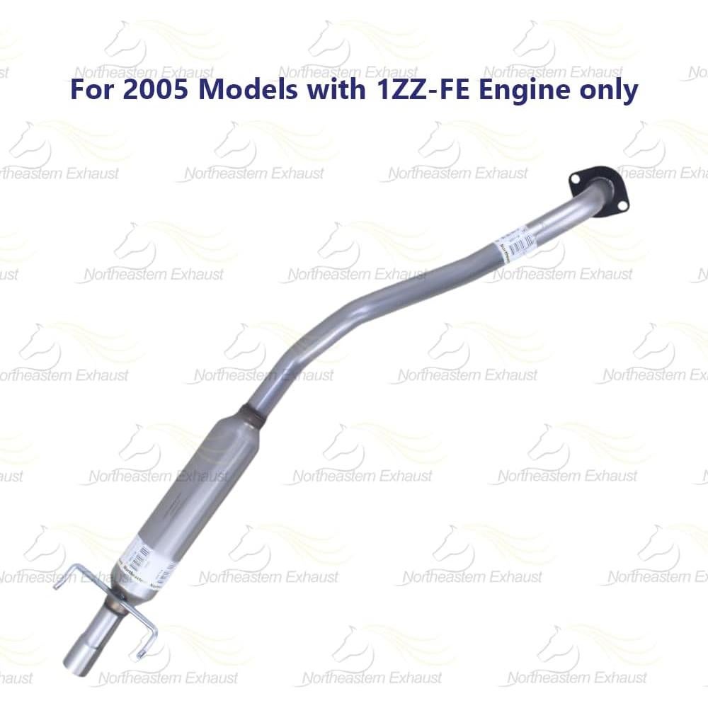 Tubería de Resonador Escape Northeastern Acero Inoxidable Toyota Corolla 2005-2008