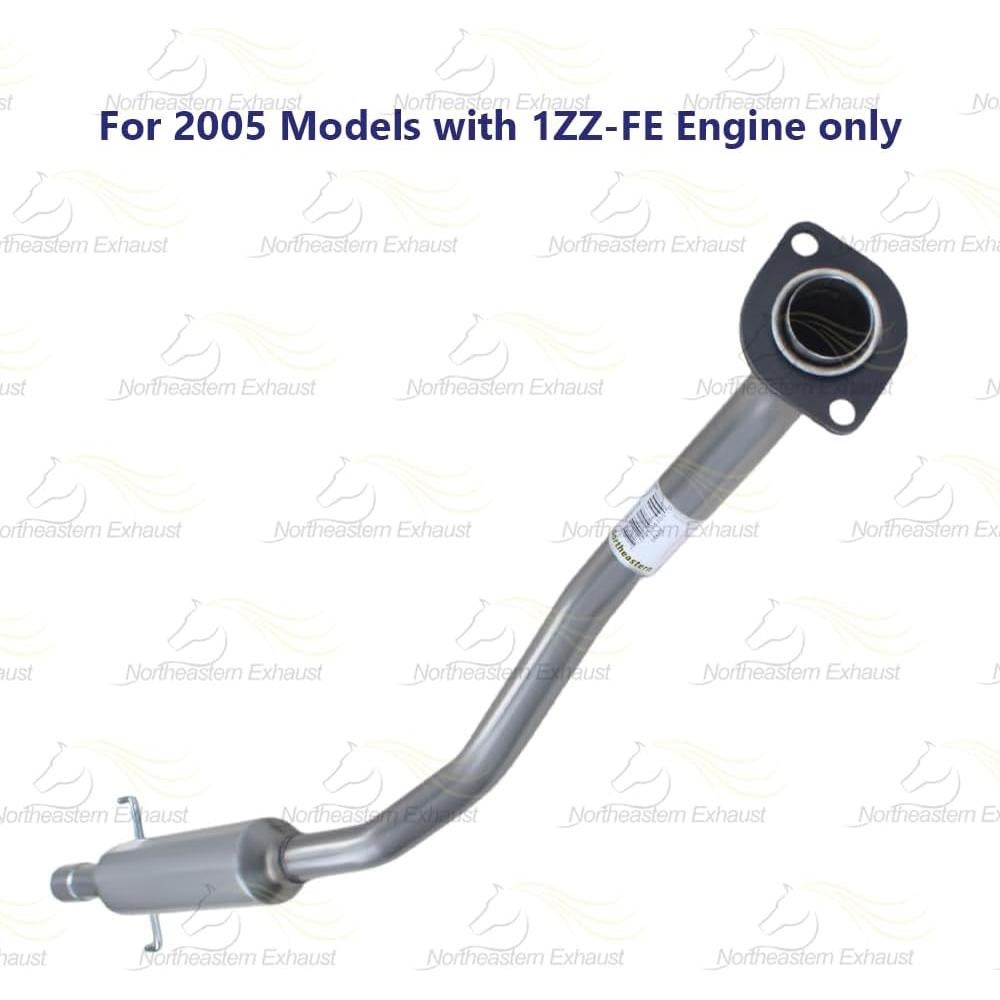 Tubería de Resonador Escape Northeastern Acero Inoxidable Toyota Corolla 2005-2008