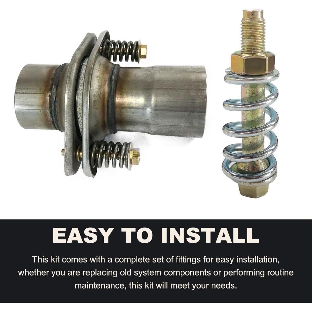 Tornillo y Resorte de Escape DXNQ 2 Pcs Acero al Carbono