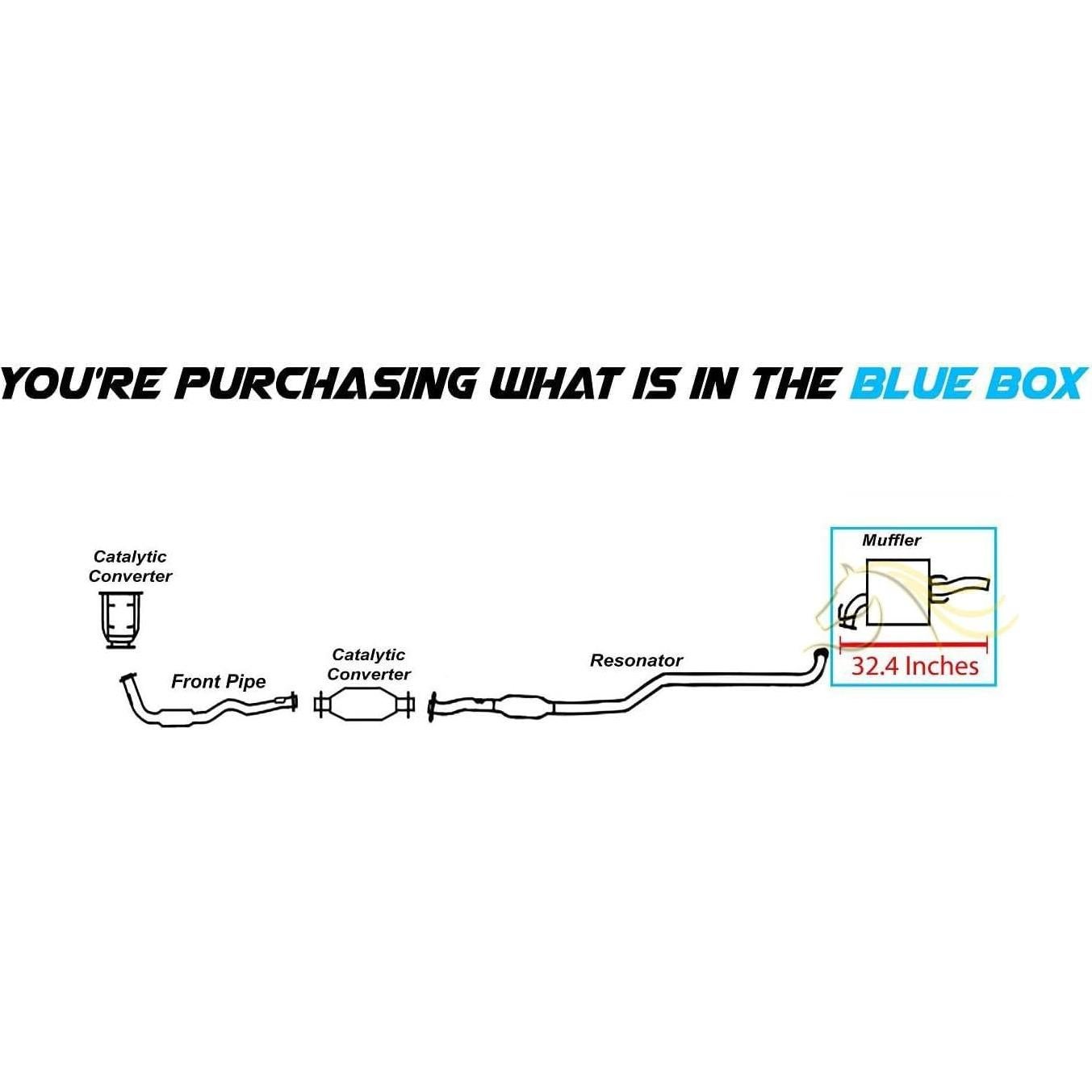 Silenciador Trasero Acero Inoxidable Northeastern para Toyota Corolla 1993-1997
