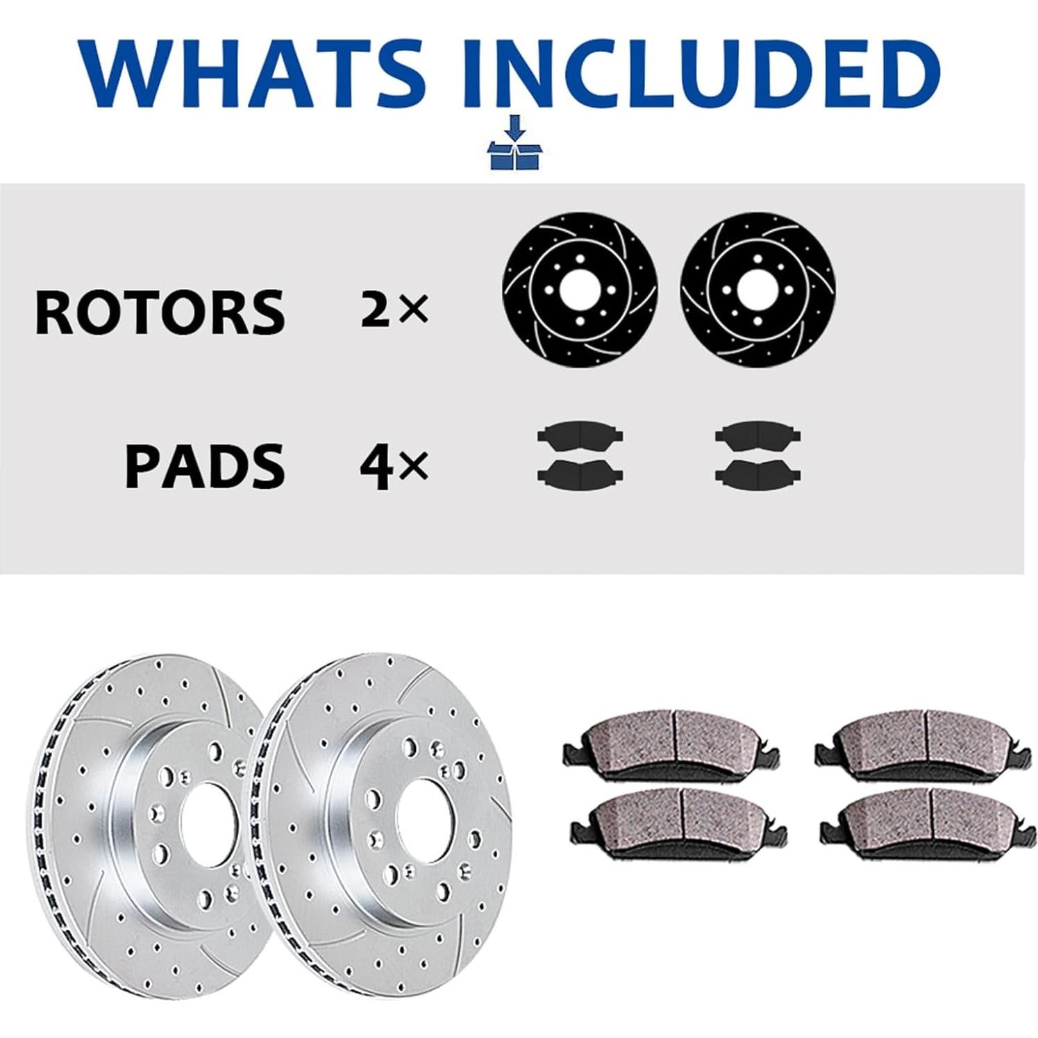 Kit de freno delantero Acinoparts para Toyota Corolla 2009-2019