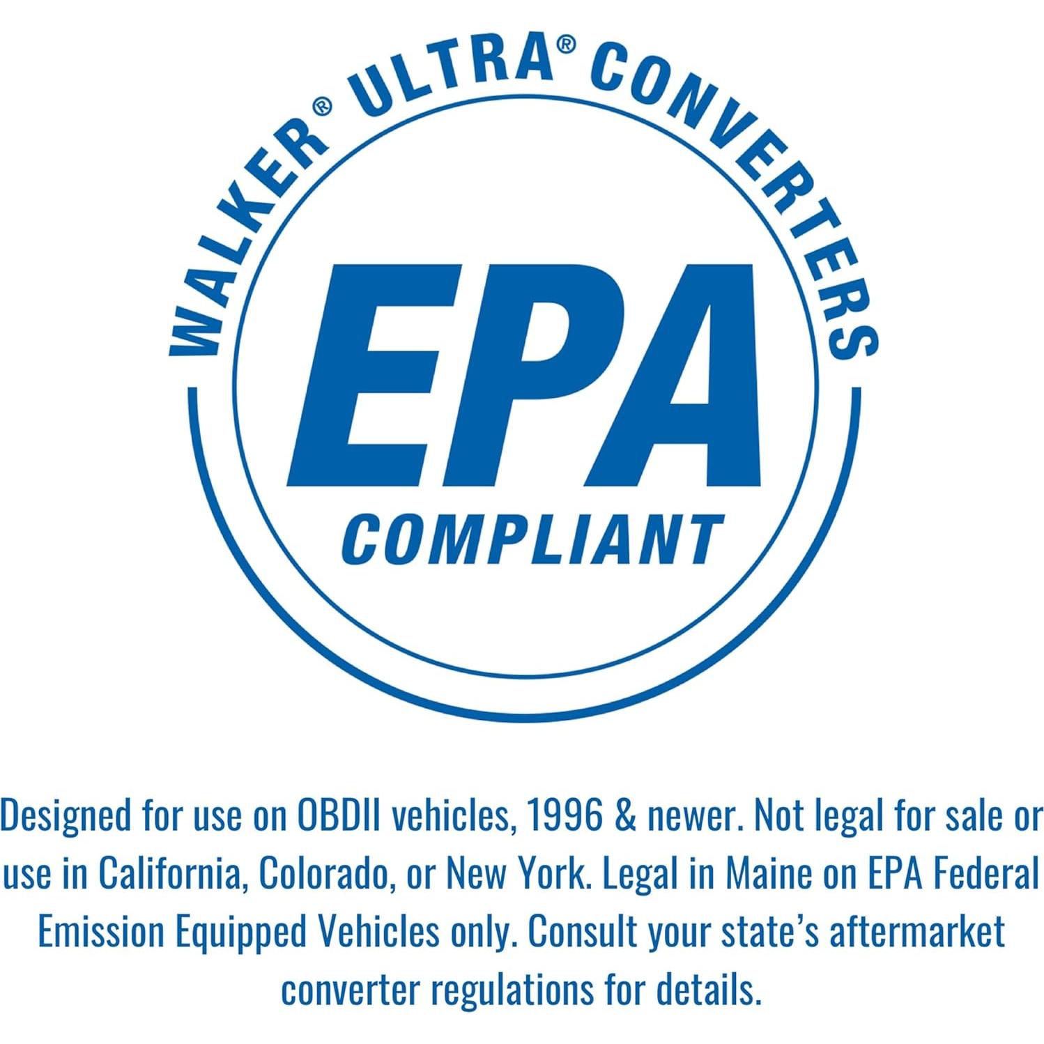 Convertidor Catalítico Universal Walker 82609 2.25" para Toyota Corolla