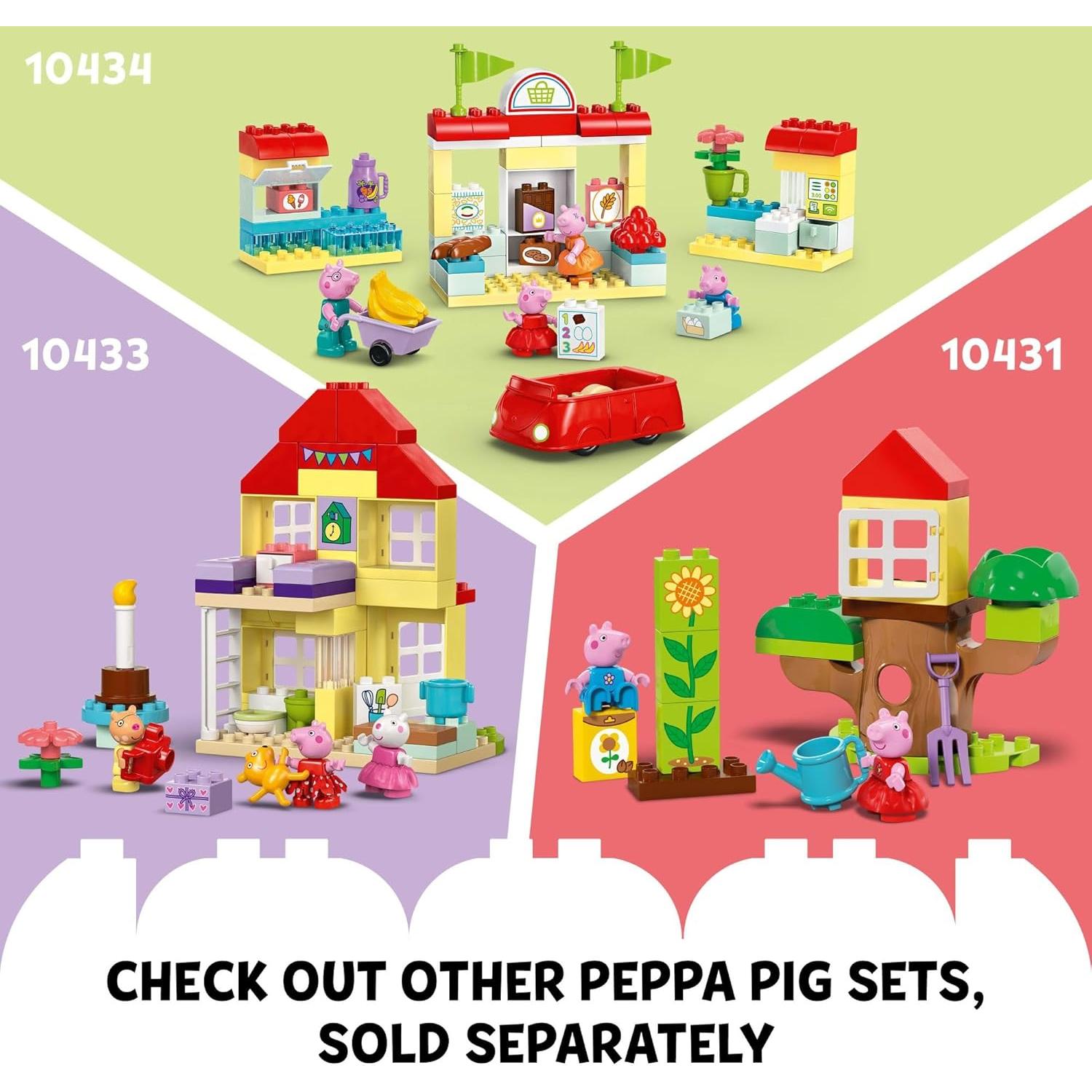 LEGO DUPLO Peppa Pig Viaje en Barco Juguete Acuático 23 Piezas