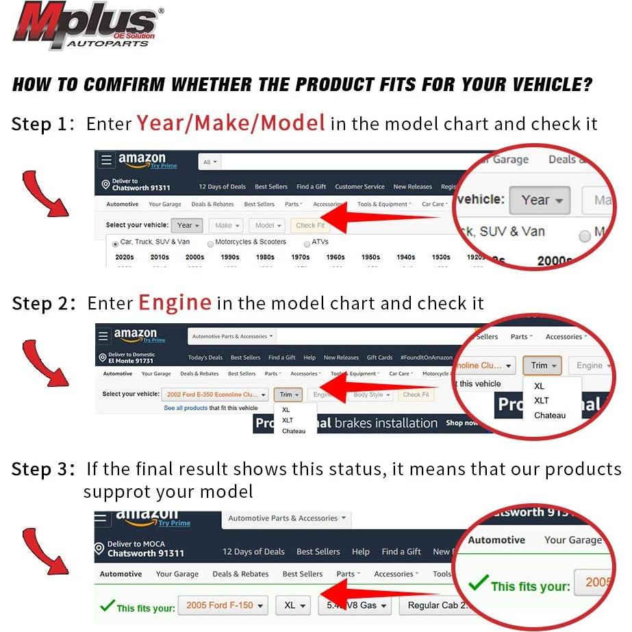Juego de Sellos de Válvula MPLUS SS72878-1 para Toyota y más