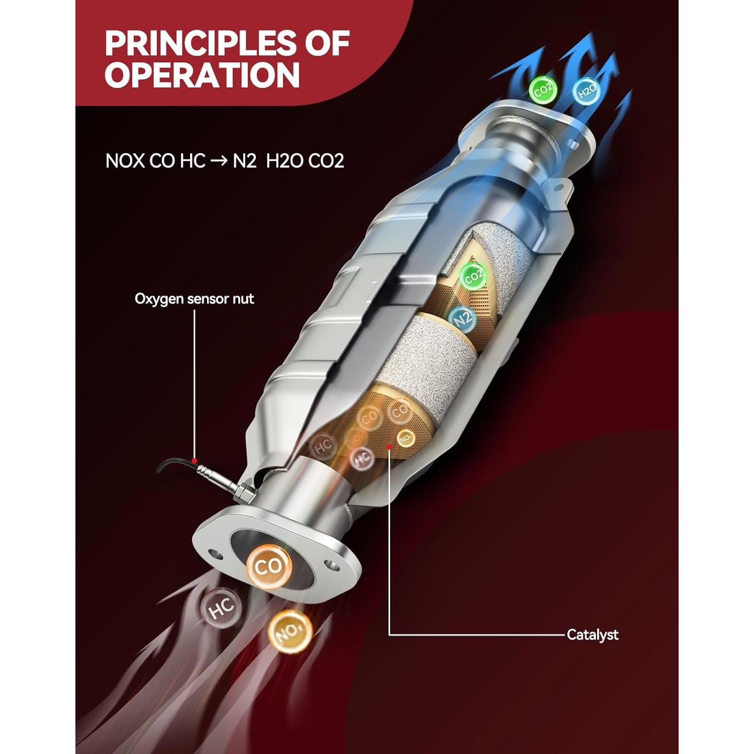 Convertidor Catalítico AUTOSITY para Corolla 1.8L 2003-2008