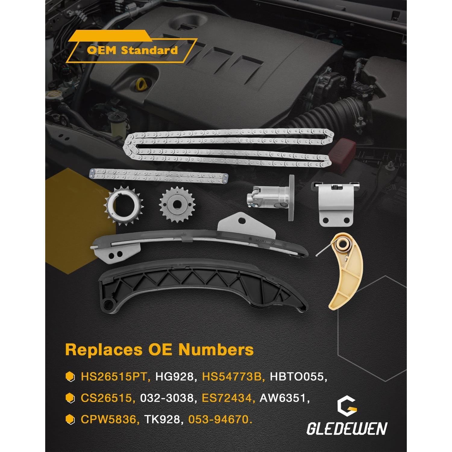 Juego de Juntas de Culata Gledewen 1.8L para Toyota Corolla