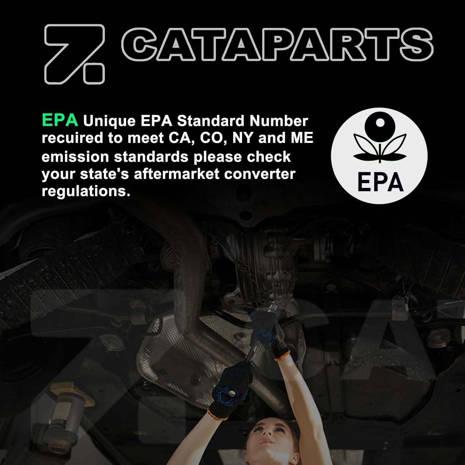 Convertidor Catalítico ZCATAPARTS 1.8L para Toyota Corolla 09-13