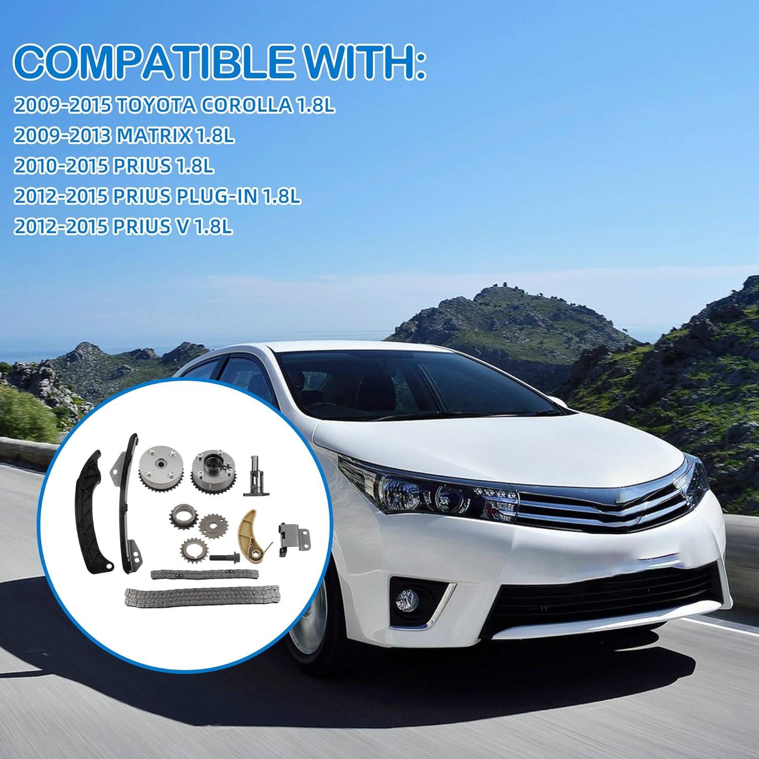 Kit de cadena de distribución VVT Wahparts para Toyota 1.8L