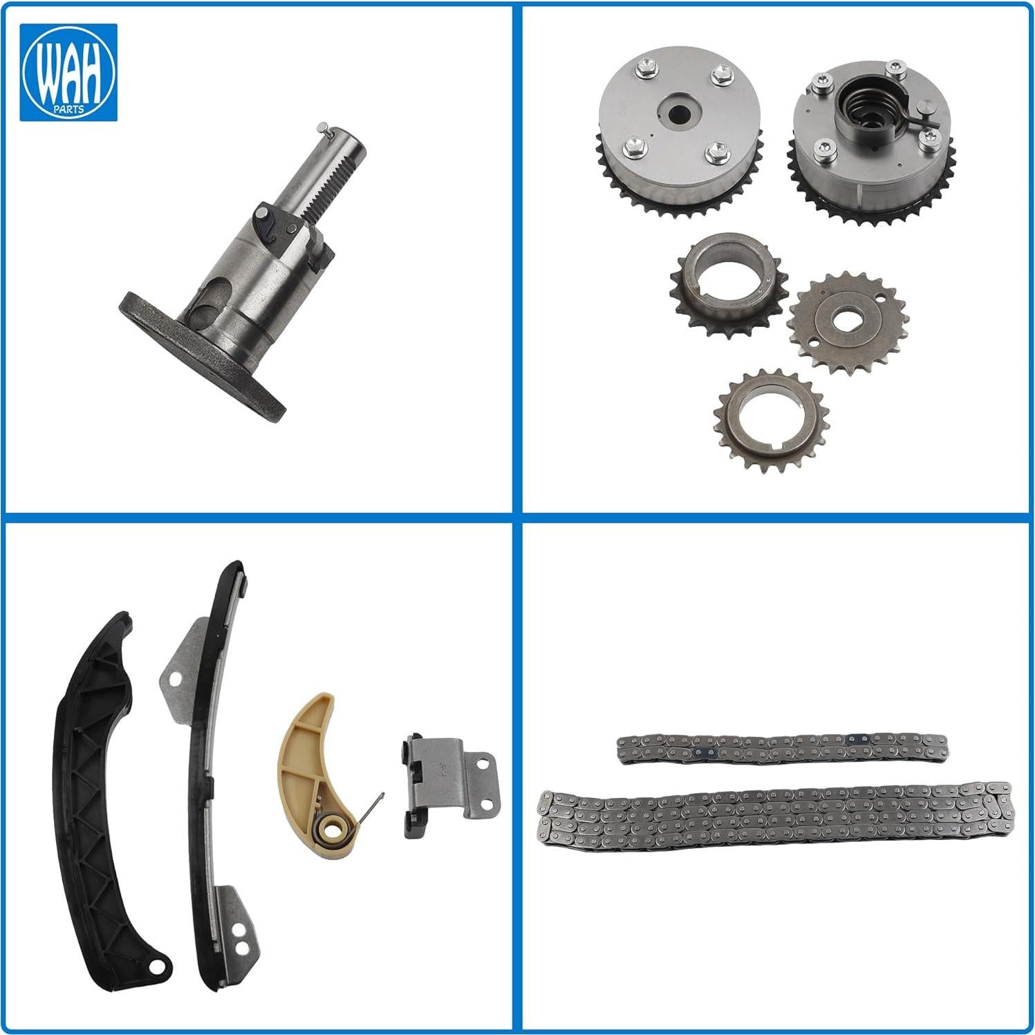 Kit de cadena de distribución VVT Wahparts para Toyota 1.8L