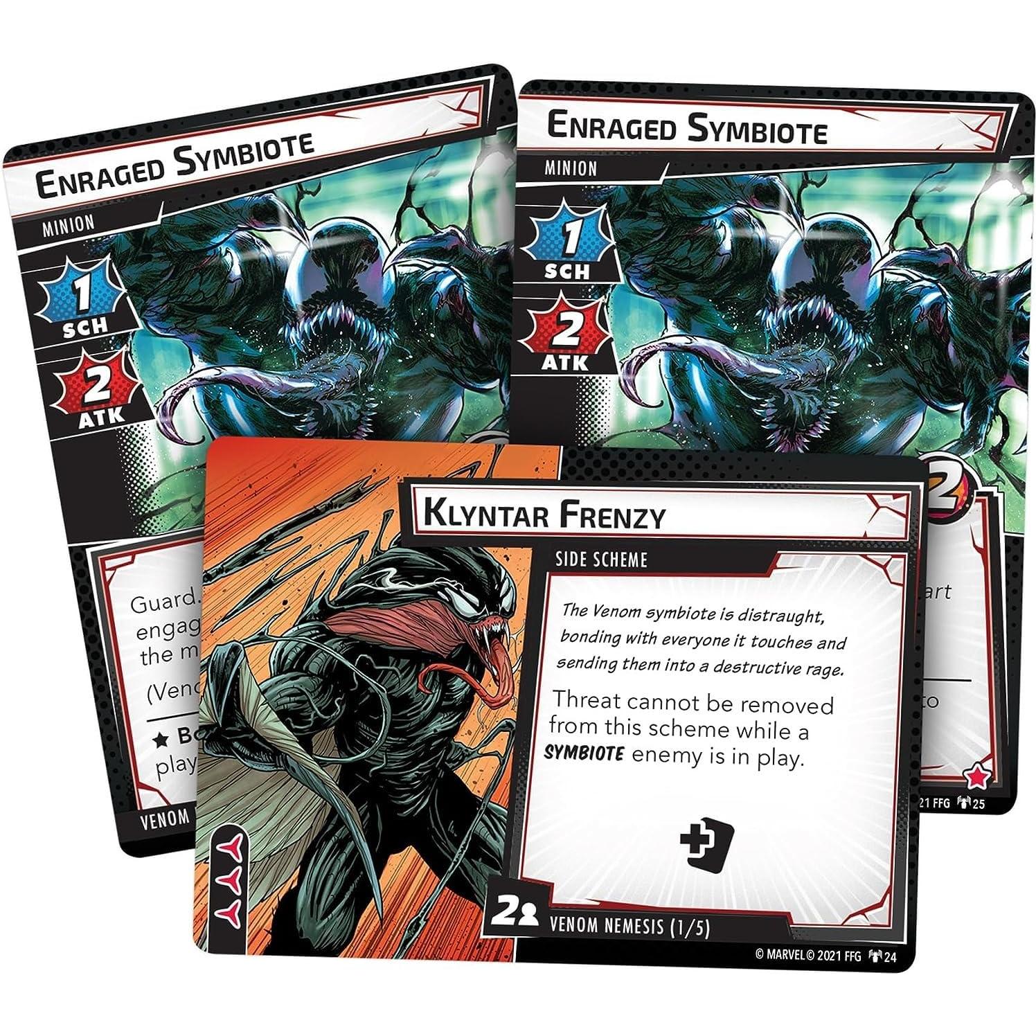 Marvel Champions Paquete de Héroe Venom - Juego de Cartas