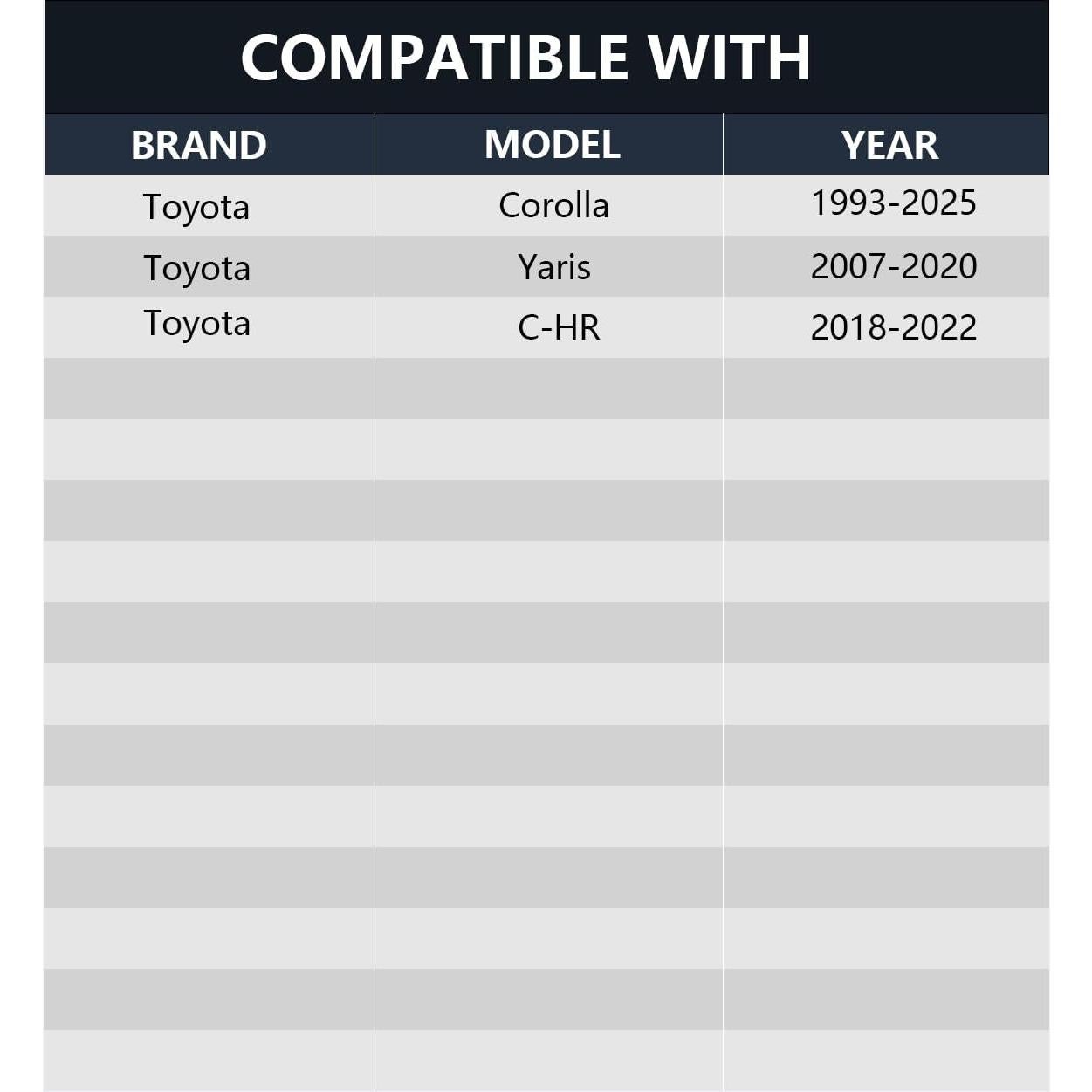 Bocina de coche NEOGET DL165-ZTO-TT para Toyota Corolla