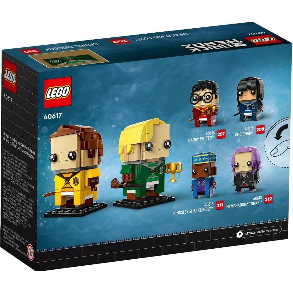 LEGO Brickheadz 40617 - Draco Malfoy y Cedric Diggory