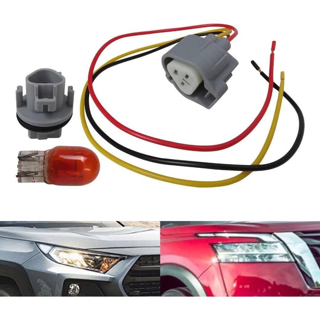 Conector de Socket de Bombilla de Faro HaeKap para Toyota Corolla 2020-2021