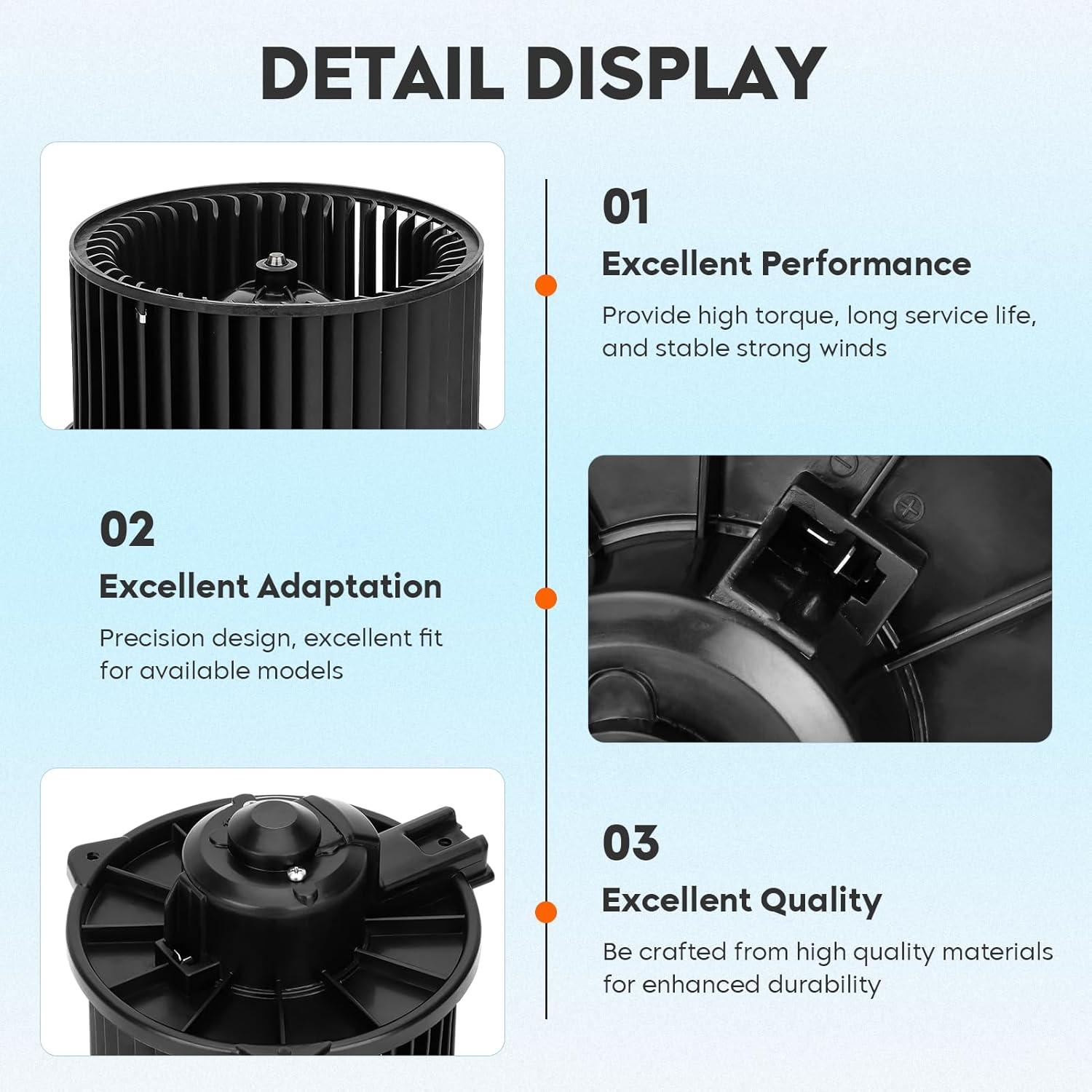 Motor de Soplador HVAC TadaMark para Toyota Corolla 1998-2002